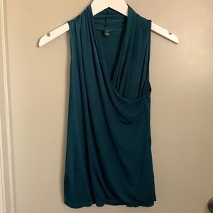 Ann Taylor deep teal colored blouse. Size XSP